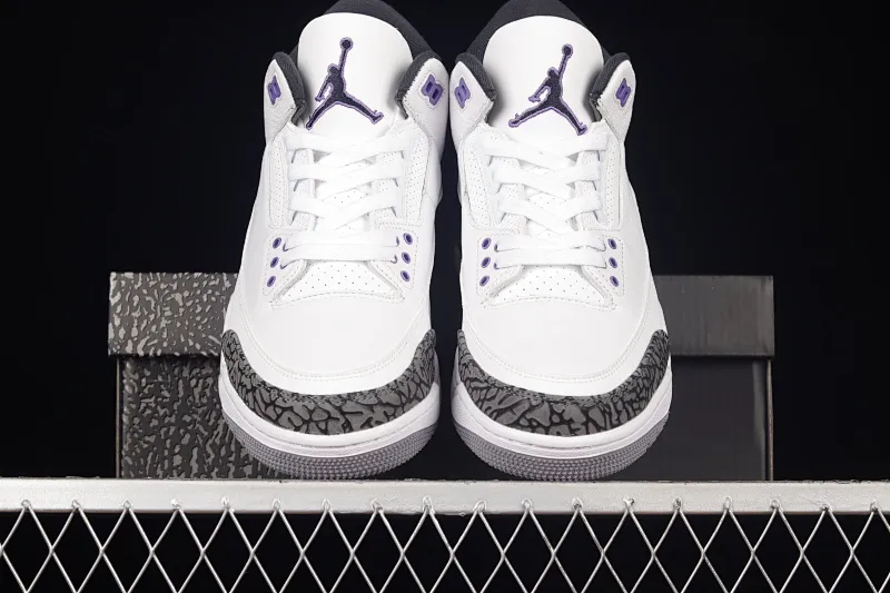 All categories Air Jordan Jordan series basketball shoes Air Jordan 3 Air Jordan 3 "Pine Green" AJ3 Joe 3 Villain Purple CT8532-105